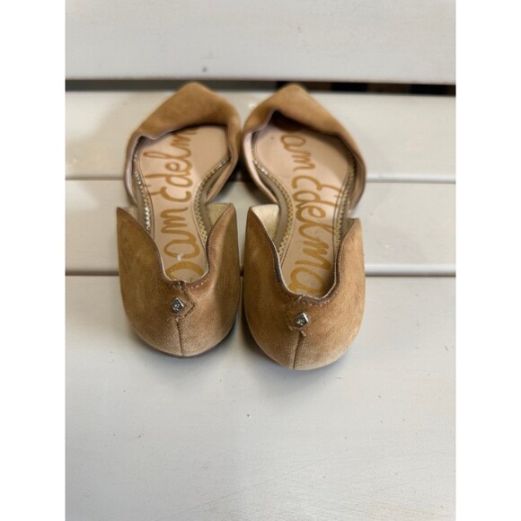 Anthropologie Sam Edelman Rodney Pointy Toe d'Orsay Leather Suede Flats 8 - Picture 5 of 8